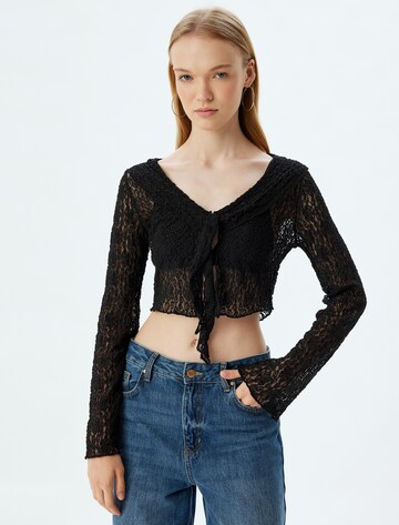 Koton Blouse in Zwart: voorkant