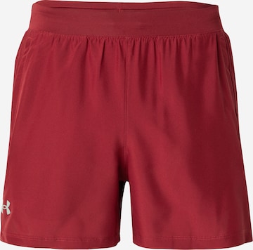 Pantaloni sportivi 'Launch 5' di UNDER ARMOUR in rosso: frontale