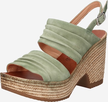 FELMINI Sandals in Green: front