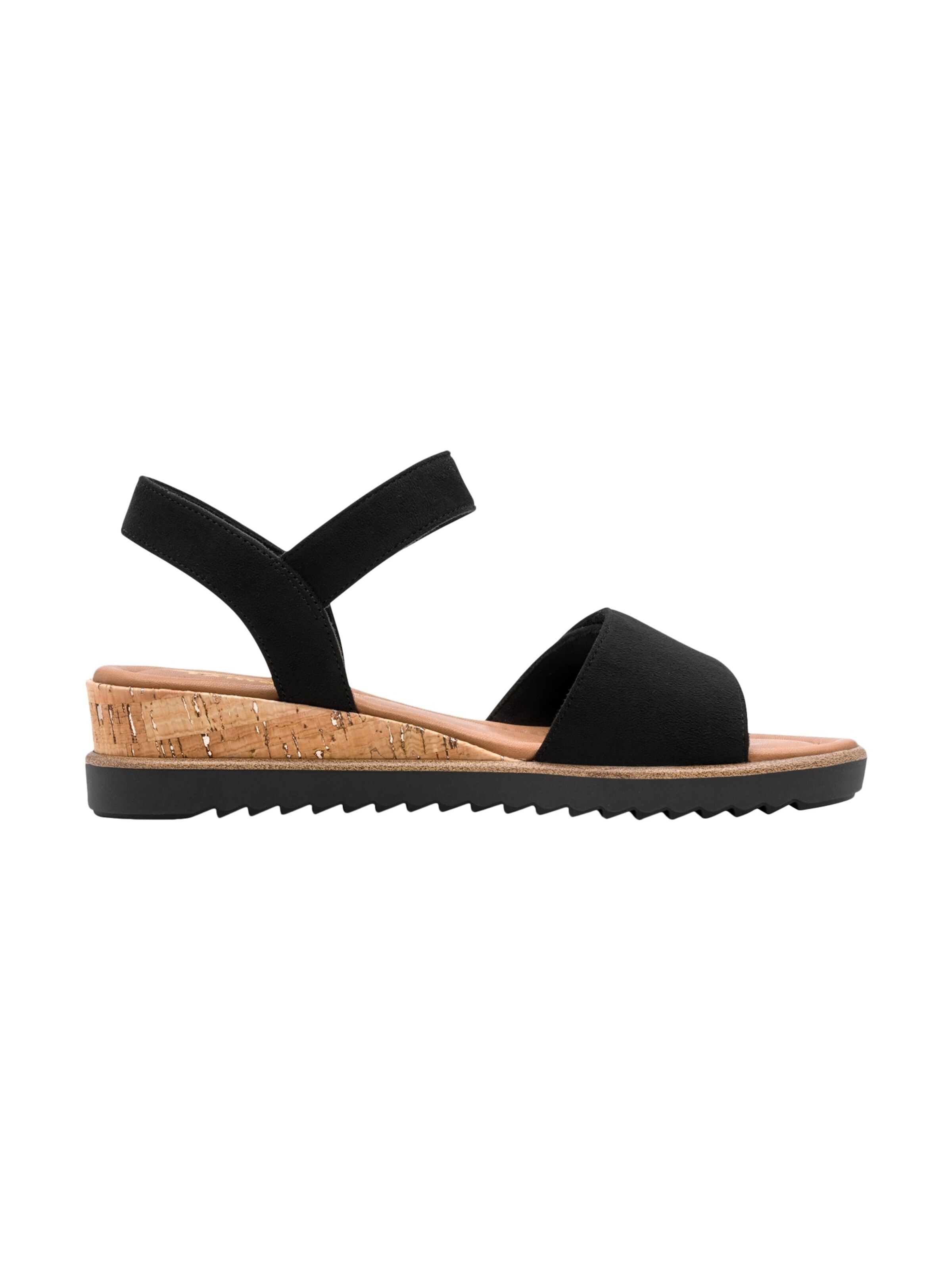 Sandales 'Sandalen mit Keilabsatz und Klettverschluss' Tamaris en marron