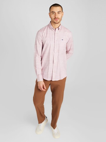 FYNCH-HATTON - Regular Fit Camisa 'Summer' em vermelho