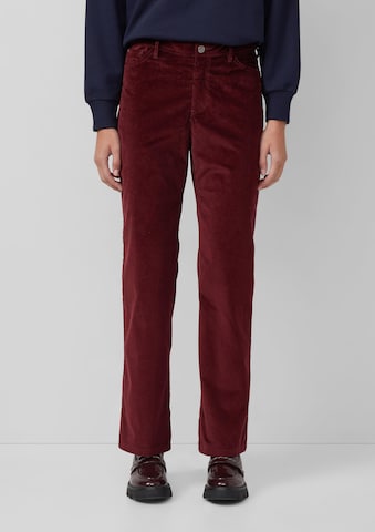 Regular Pantalon s.Oliver en rouge : devant