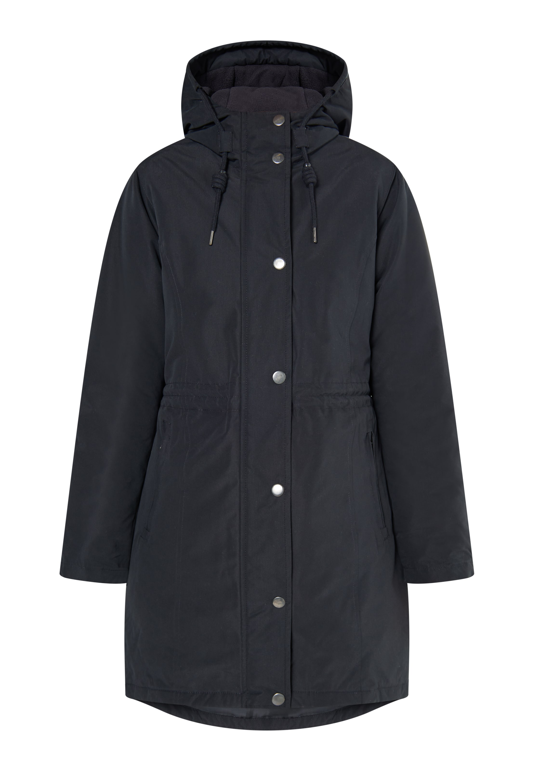 ICEBOUND Kevad-sügismantel 'Keyti', värv must: eest vaates