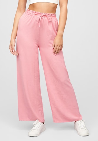 Cloud5ive Wide Leg Hose in Pink: Vorderseite