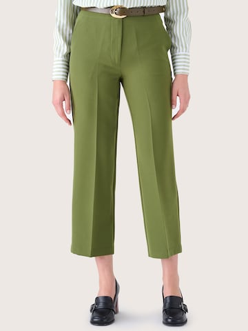 regular Pantaloni con pieghe 'Sarae' di Camomilla in verde: frontale