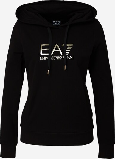 EA7 Emporio Armani Sweatshirt i guld / svart, Produktvy