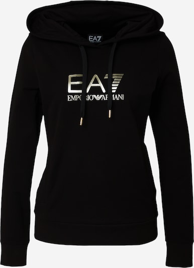 EA7 Emporio Armani Sweatshirt i guld / sort, Produktvisning