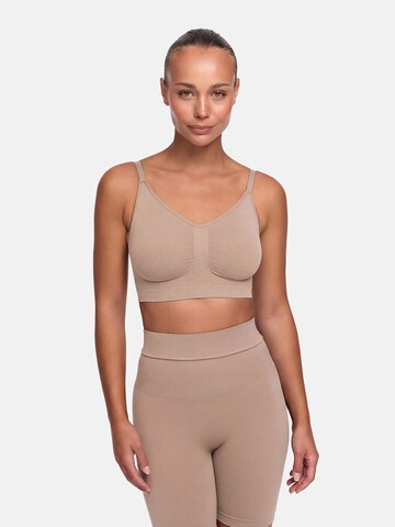 Bustier Soutien-gorge 'Comfort Bralette' cfab (formerly creamy fabrics) en beige : devant