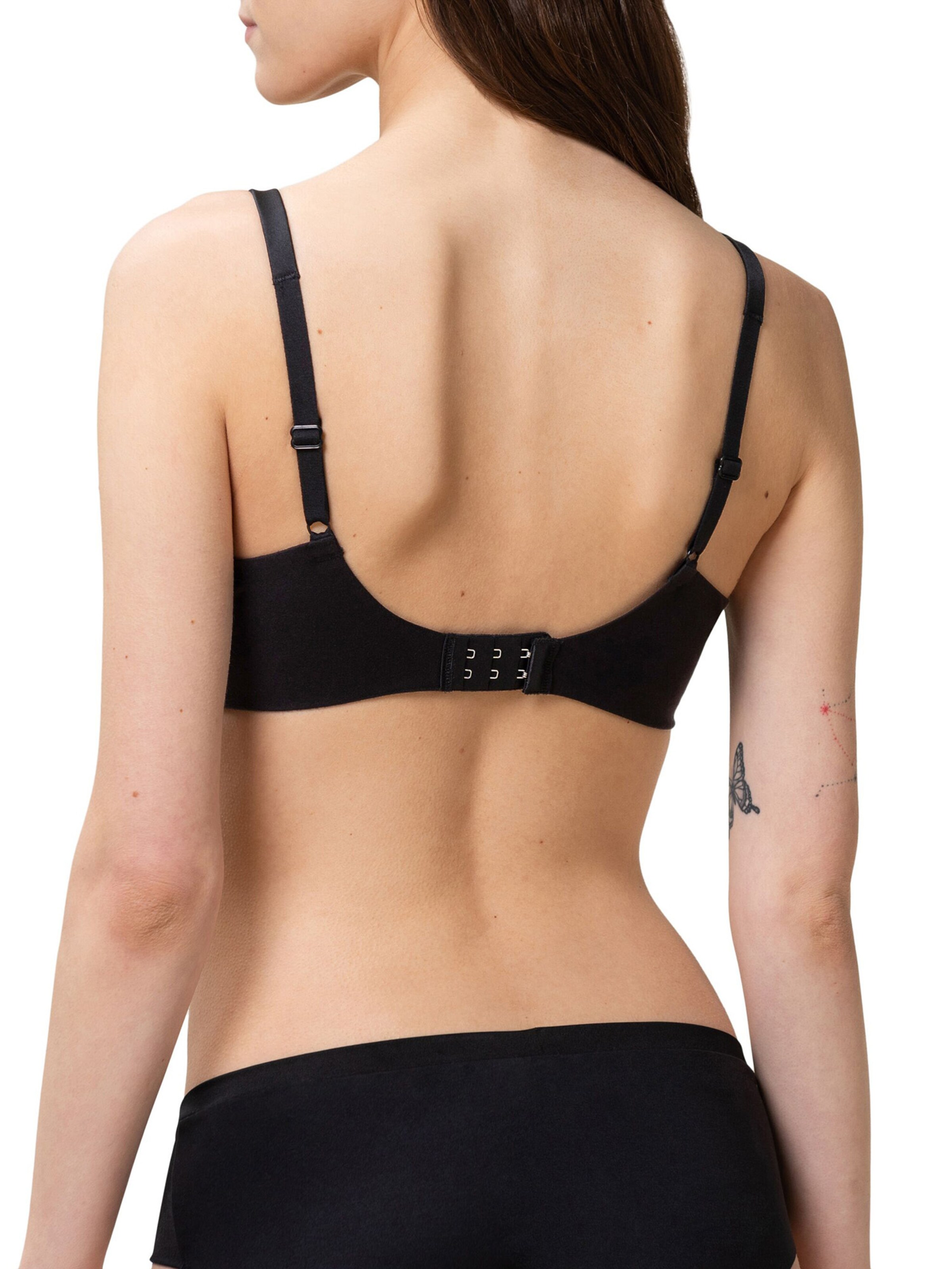 TRIUMPH T-shirt BH ' Body Make-up Soft Touch ' in Zwart