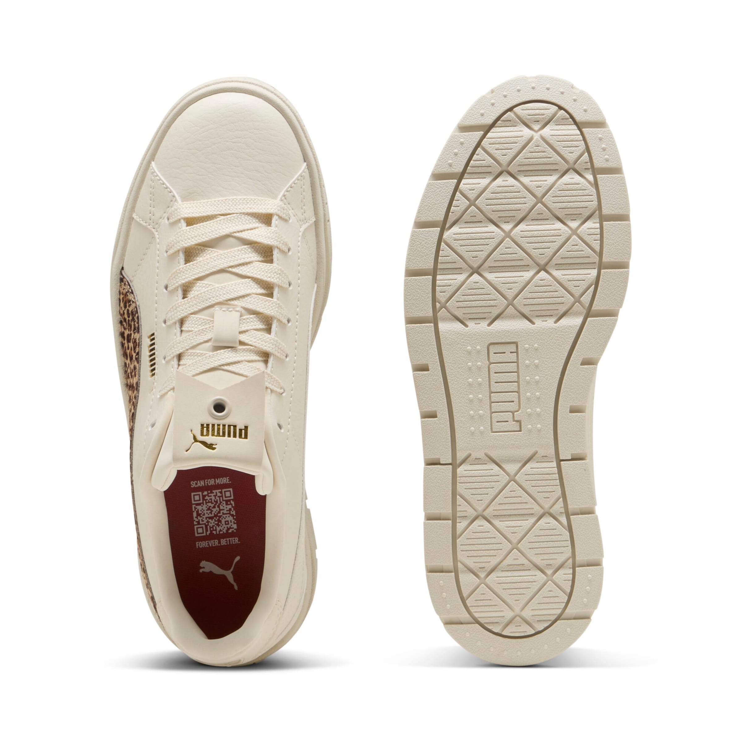 Baskets basses 'Karmen II' PUMA en beige