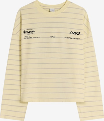 Maglietta di Bershka in giallo: frontale