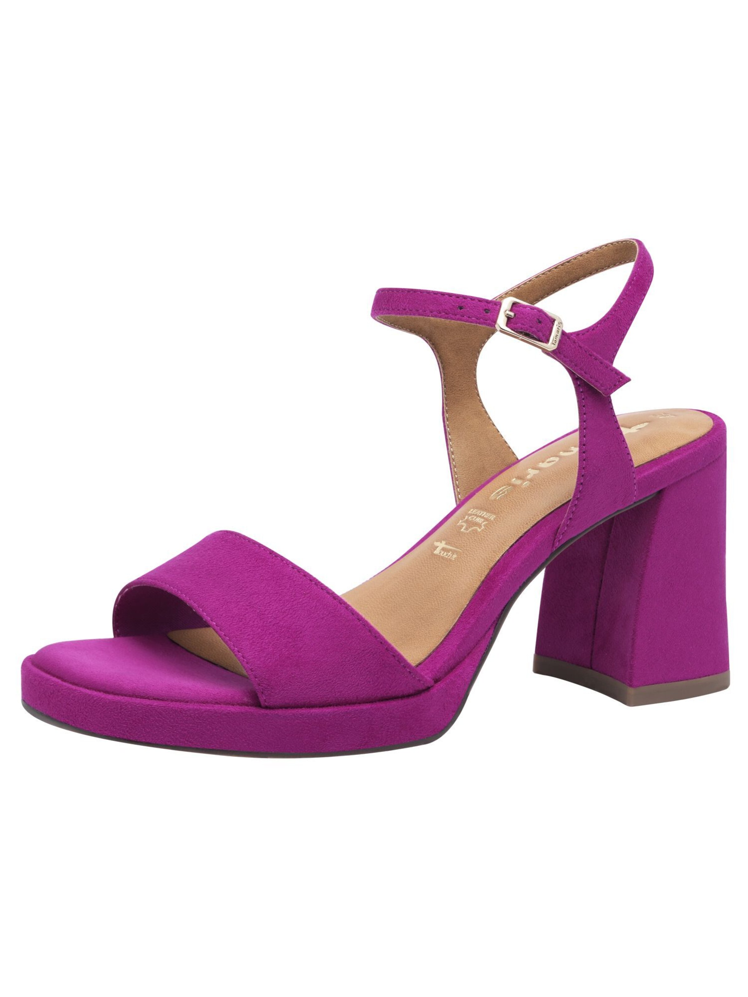 Sandales à lanières Tamaris en rose : devant