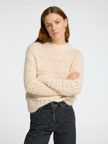 SELECTED FEMME Sveter 'SLFALFI LS' - Béžová