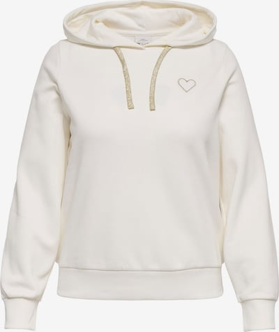 ONLY Carmakoma Collegepaita 'CARNoli' värissä kulta / valkoinen, Tuotenäkymä