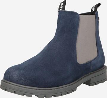 Bottes 'DENTA' GIOSEPPO en bleu : devant