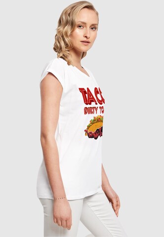 ABSOLUTE CULT T-Shirt 'Deadpool - Taco Dirty To Me' in Weiß