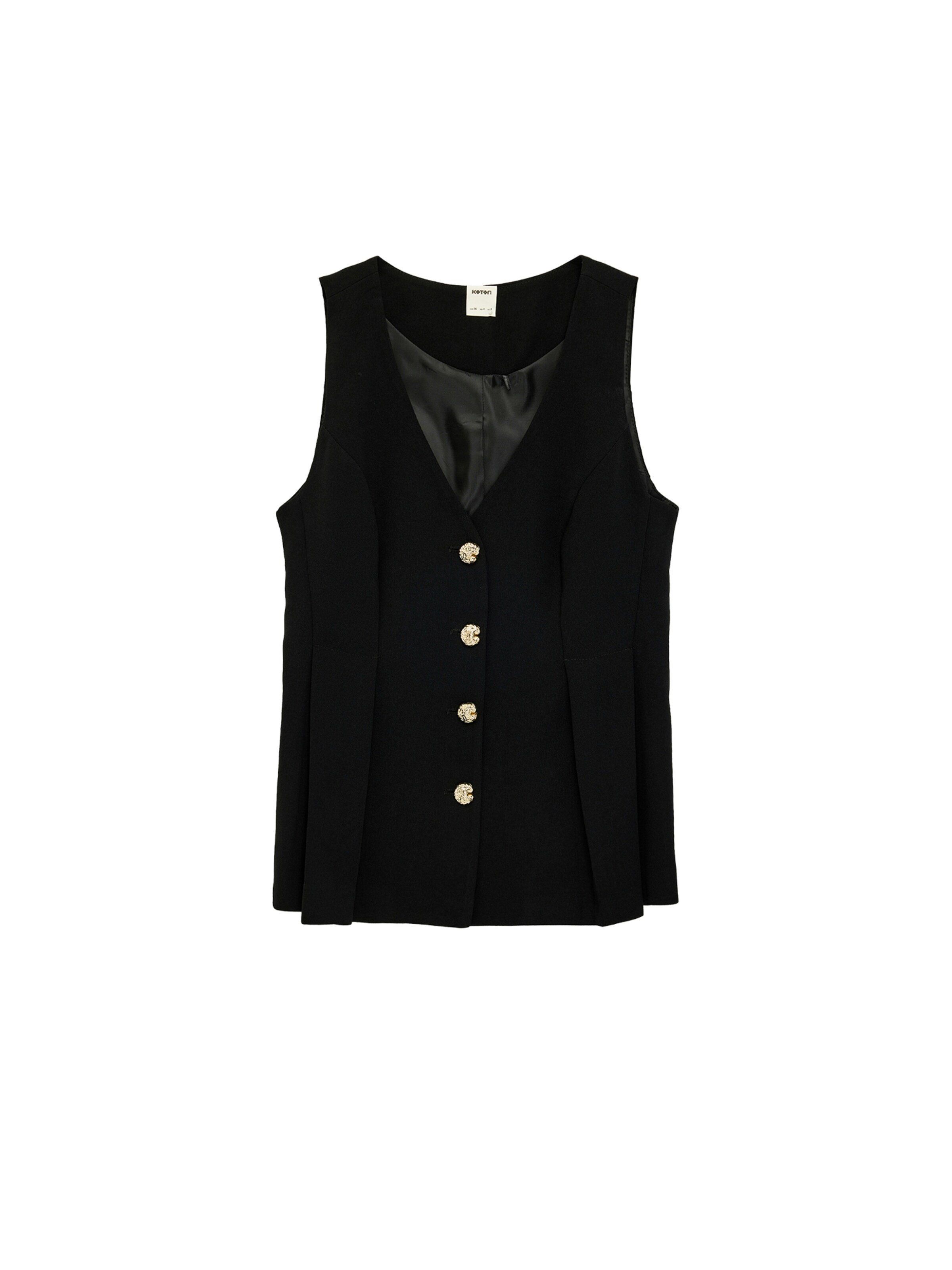 Koton Vest in Black: front
