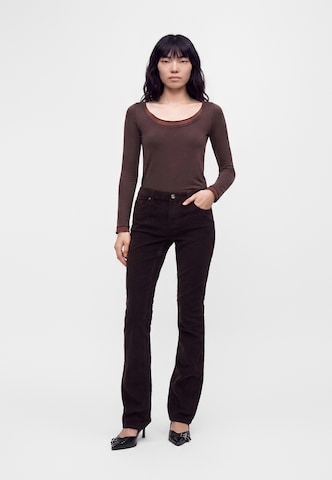 Only Tall - Flared Calças em preto