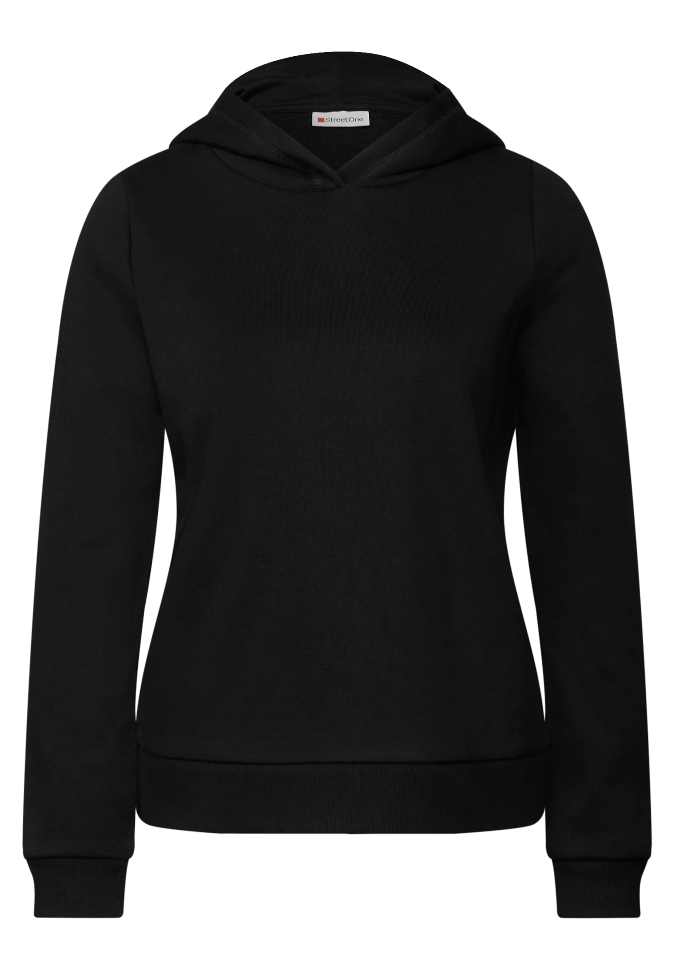 STREET ONE Sweatshirt in schwarz, Produktansicht
