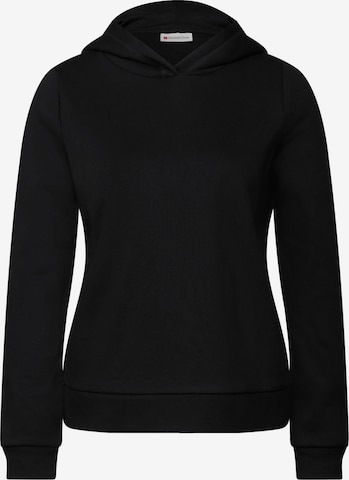 STREET ONE Sweatshirt in Schwarz: Vorderseite