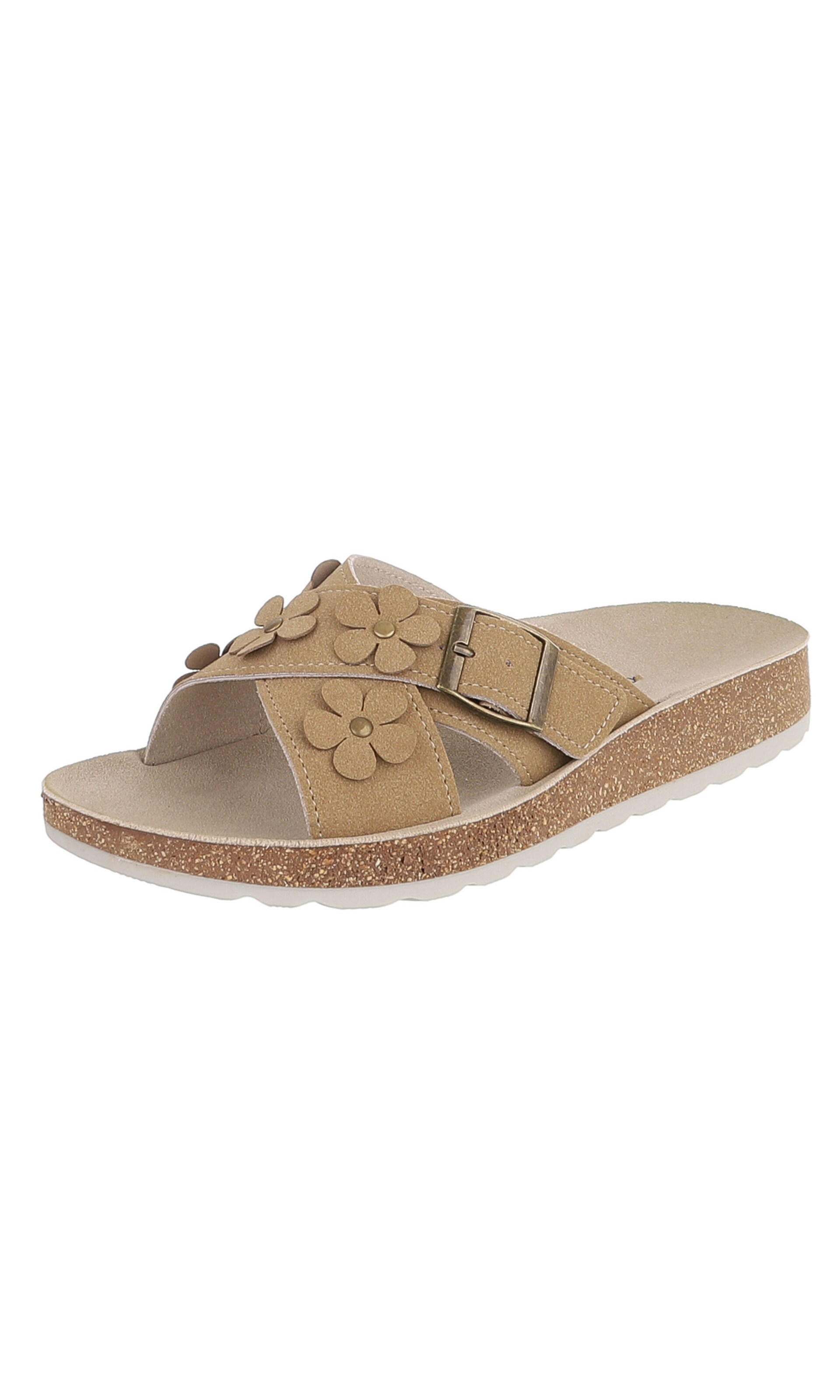 Ital-Design Mules in Brown: front
