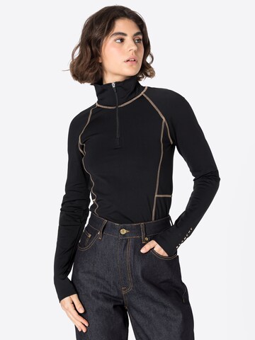 Blanche Shirt 'Nova' in Black: front