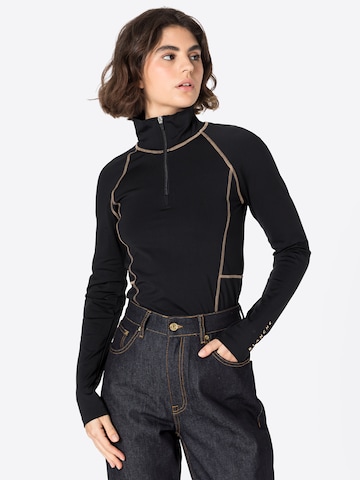 Blanche Shirt 'Nova' in Black: front