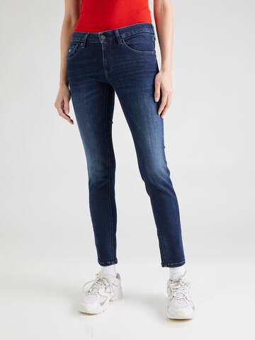 Tommy Jeans Slimfit Jeans 'SCARLETT LOW RISE SKINNY' in Blauw: voorkant