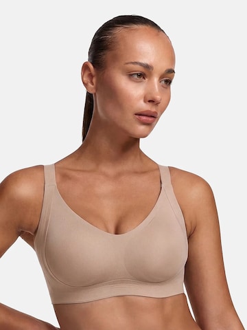 cfab Push-up Behå 'Seamless Compact Push-Up BH' i beige
