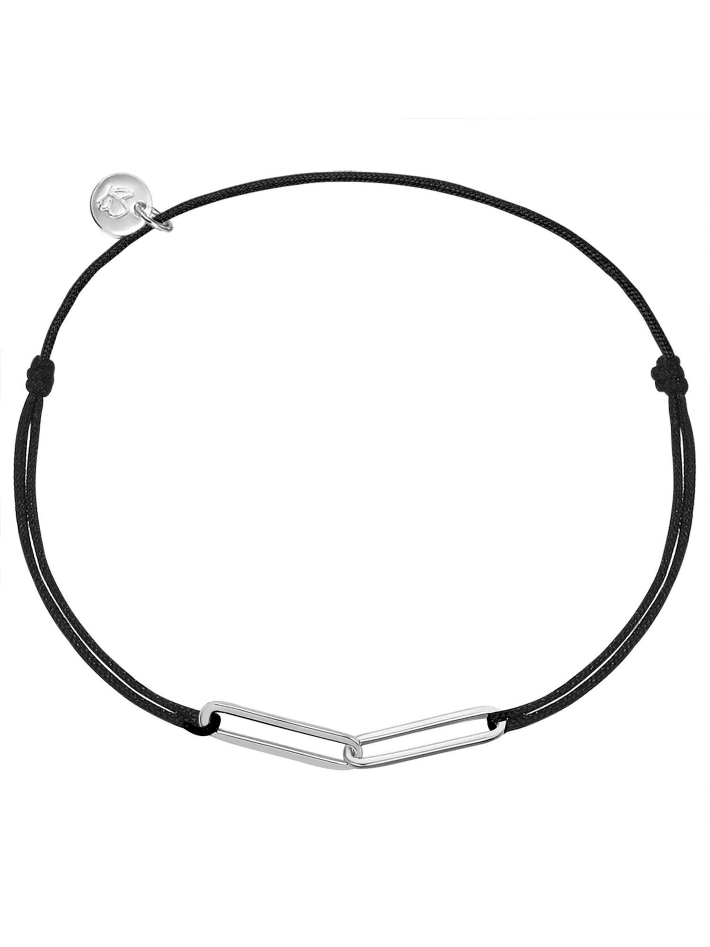 Braccialetto di Glanzstücke München in nero: frontale