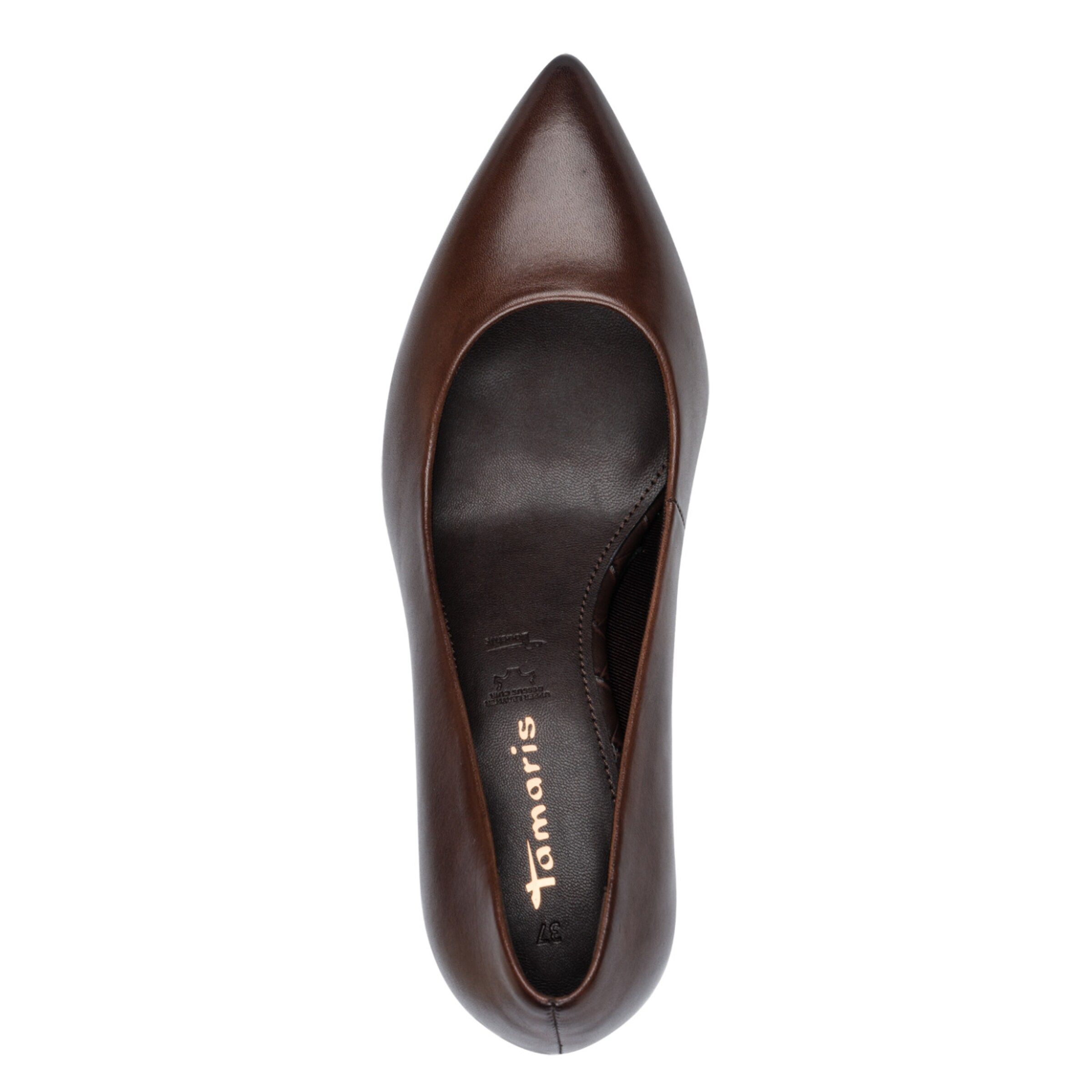 Tamaris - Sapatos de salto em castanho