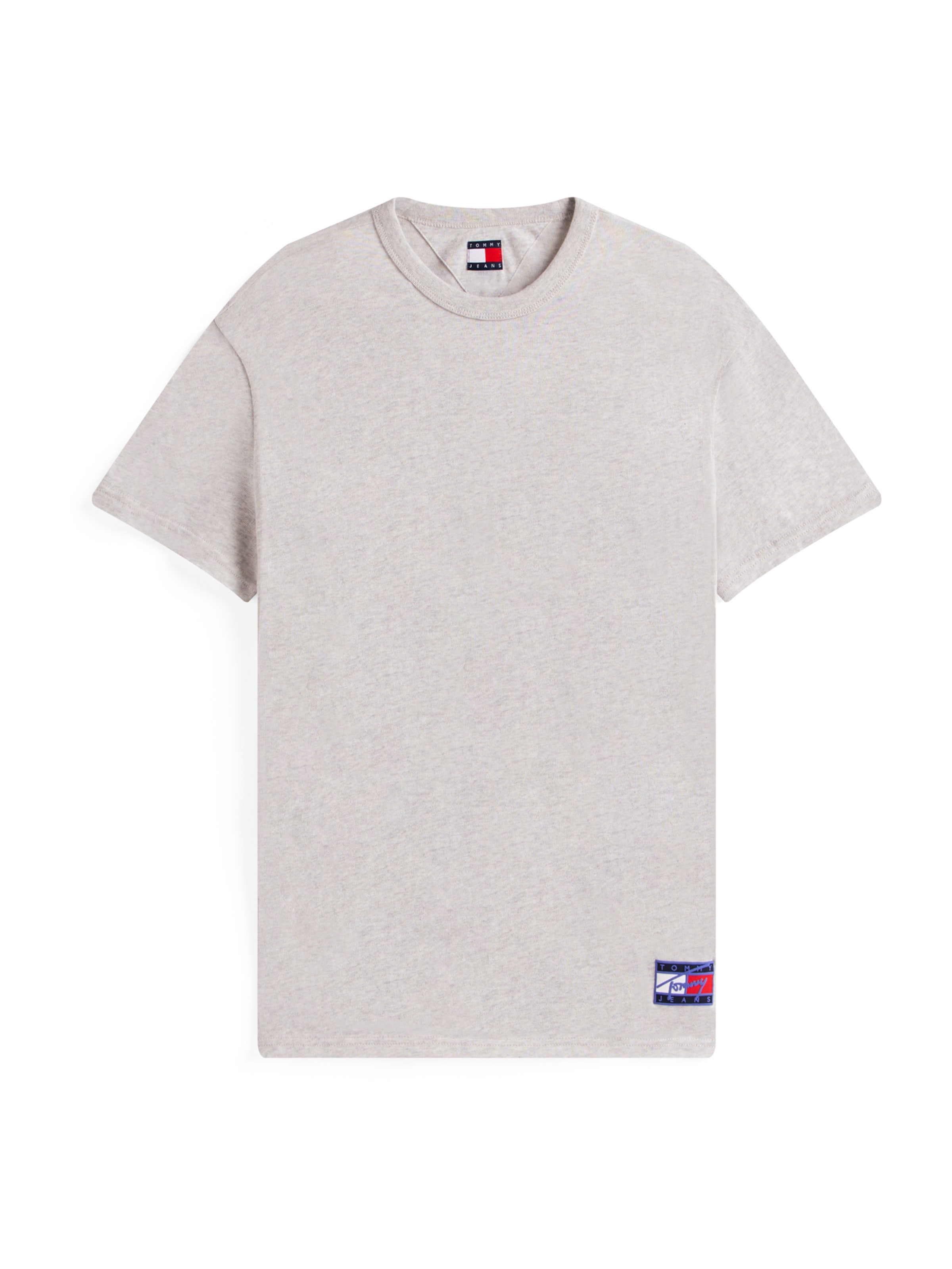 Tommy Jeans Koszulka 'ATHL DEPT' w kolorze szary: przód