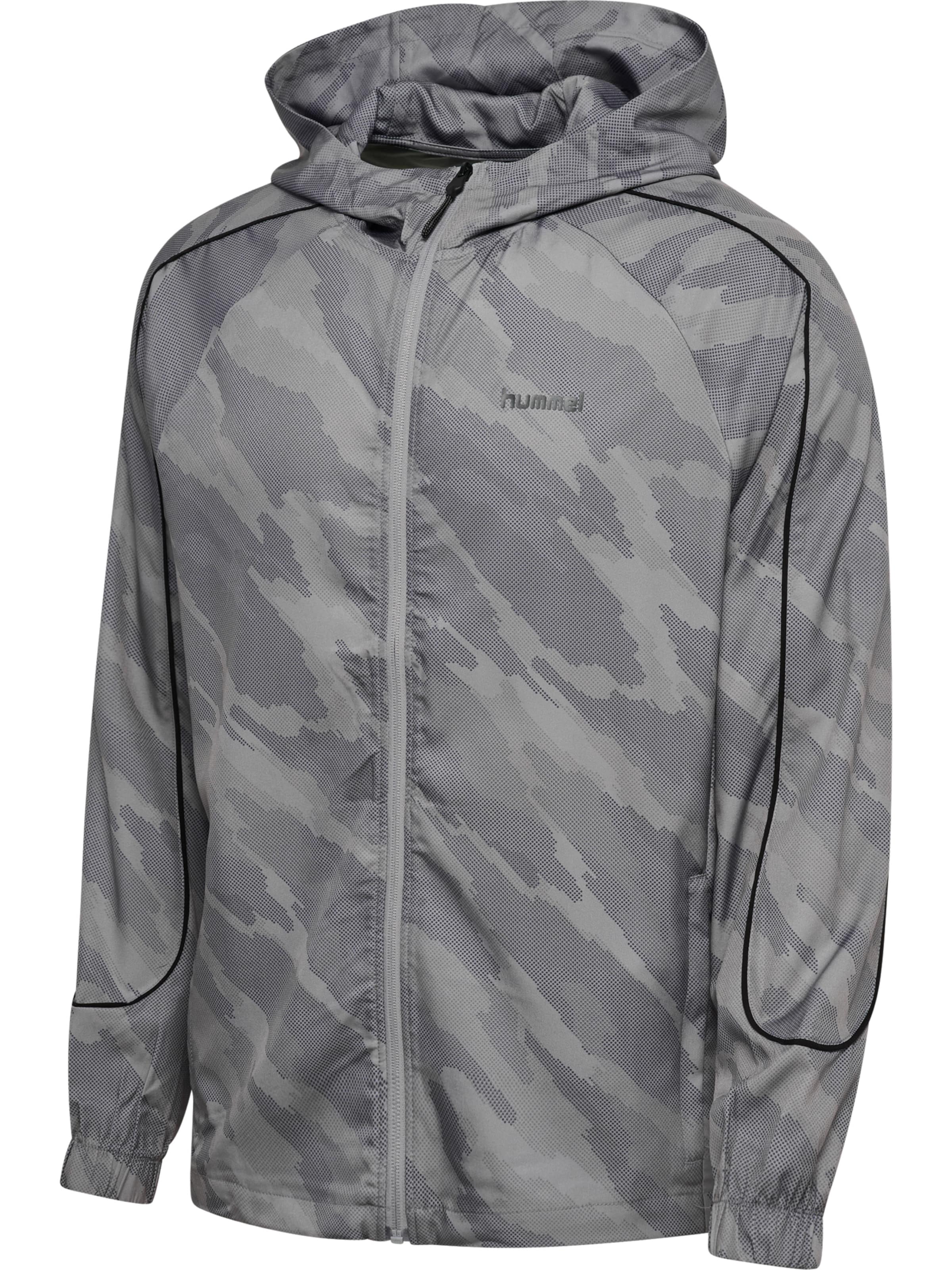 Hummel Sportjas 'AOP' in Grijs