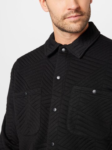 Only & Sons Comfort fit Button Up Shirt in Black