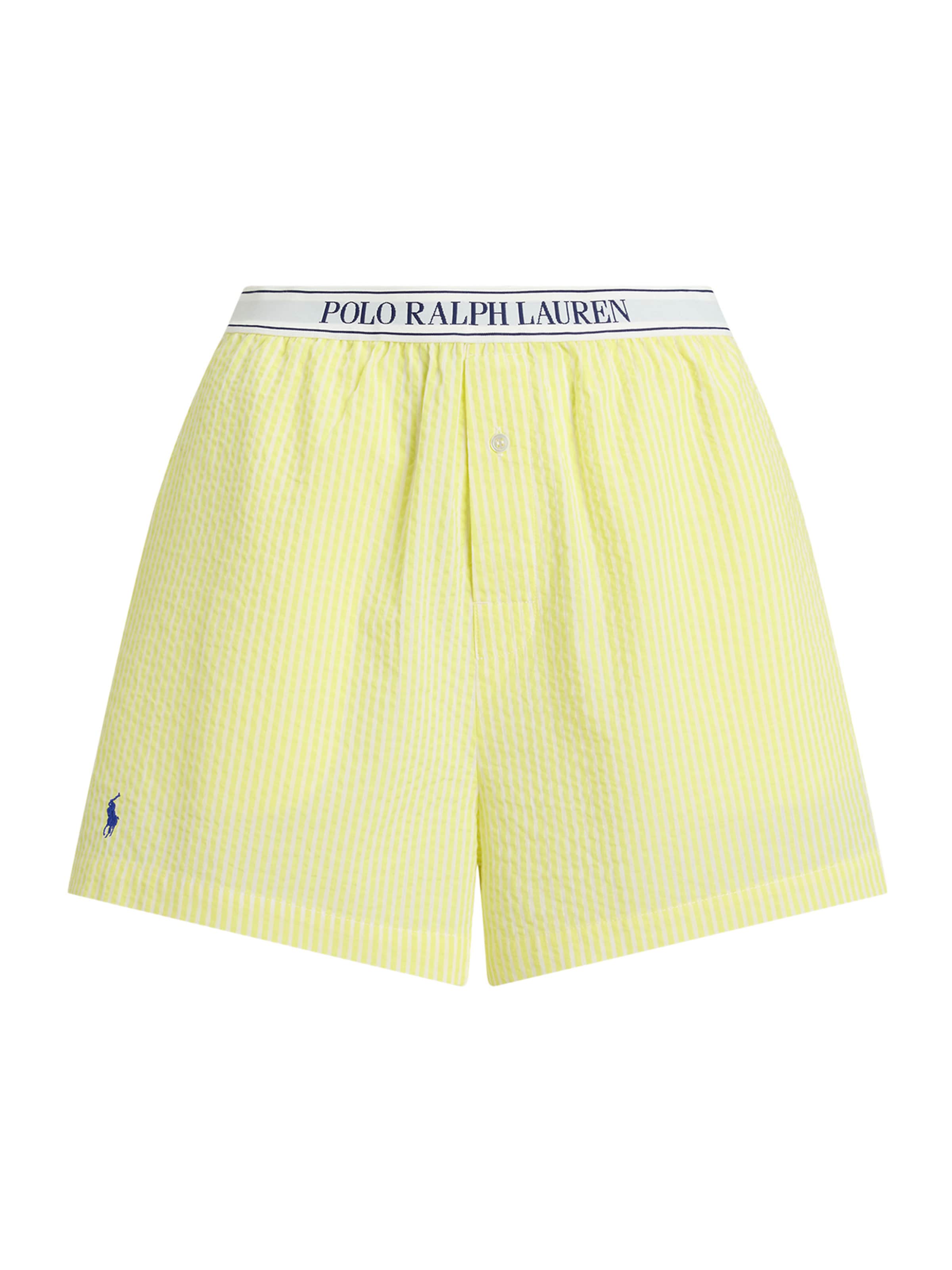 Polo Ralph Lauren Pajama pants ' Scallop Seersucker ' in Yellow: front