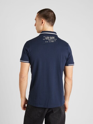 T-Shirt CAMP DAVID en bleu