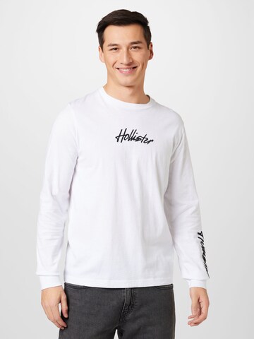 T-Shirt HOLLISTER en blanc : devant