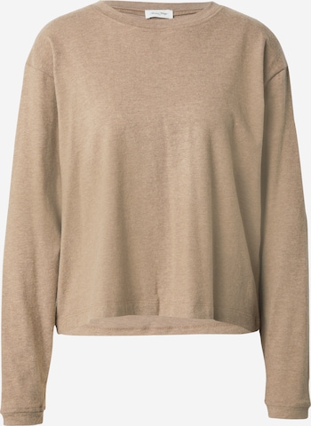 smėlio AMERICAN VINTAGE Marškinėliai 'Ypawood': priekis