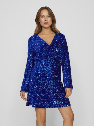 VILA Cocktailjurk in Blauw: voorkant