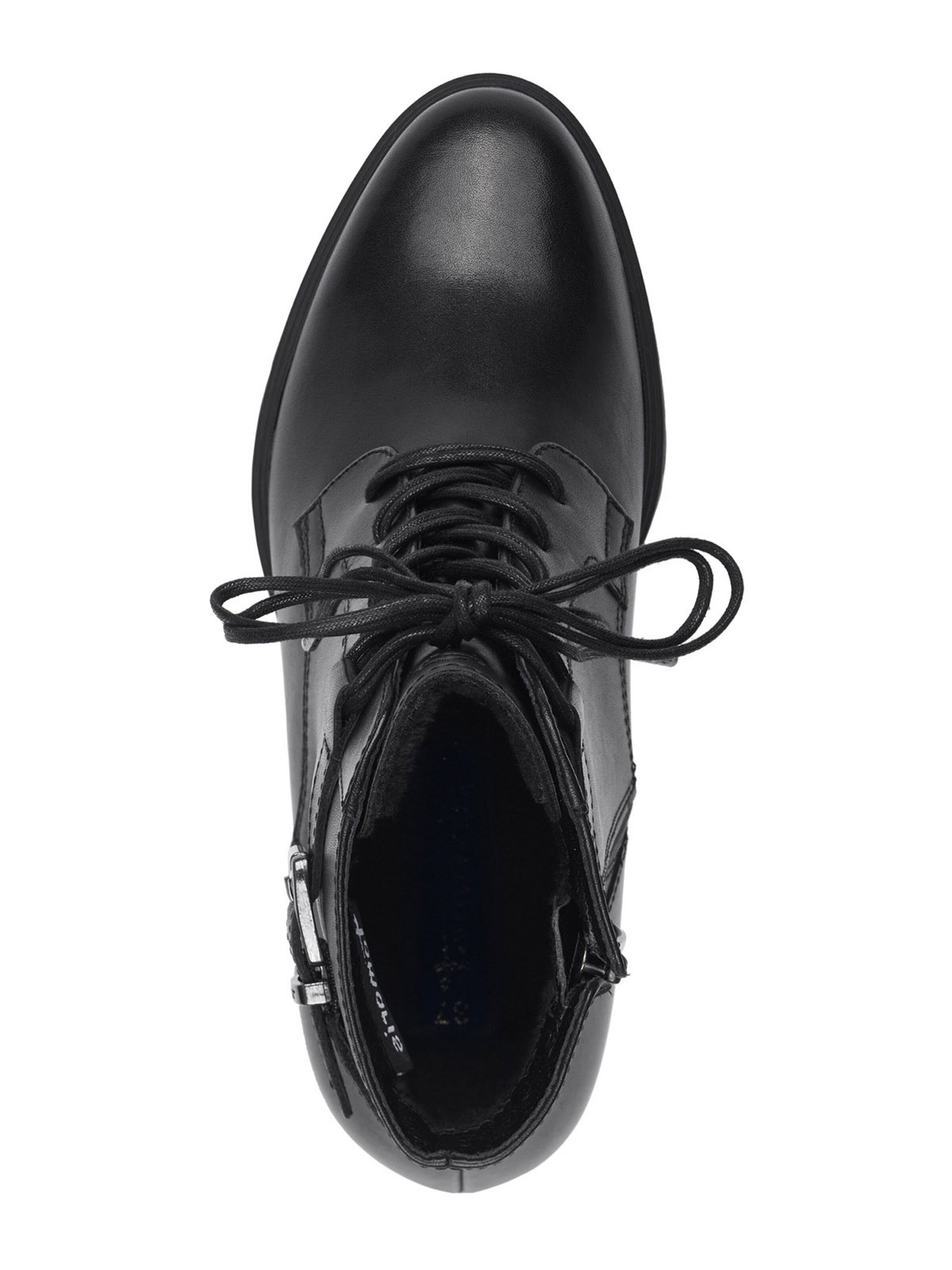 Tamaris Schnürstiefelette in Schwarz