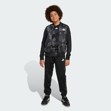 ADIDAS SPORTSWEAR Tracksuit 'Seasonal Essential' in Black: front