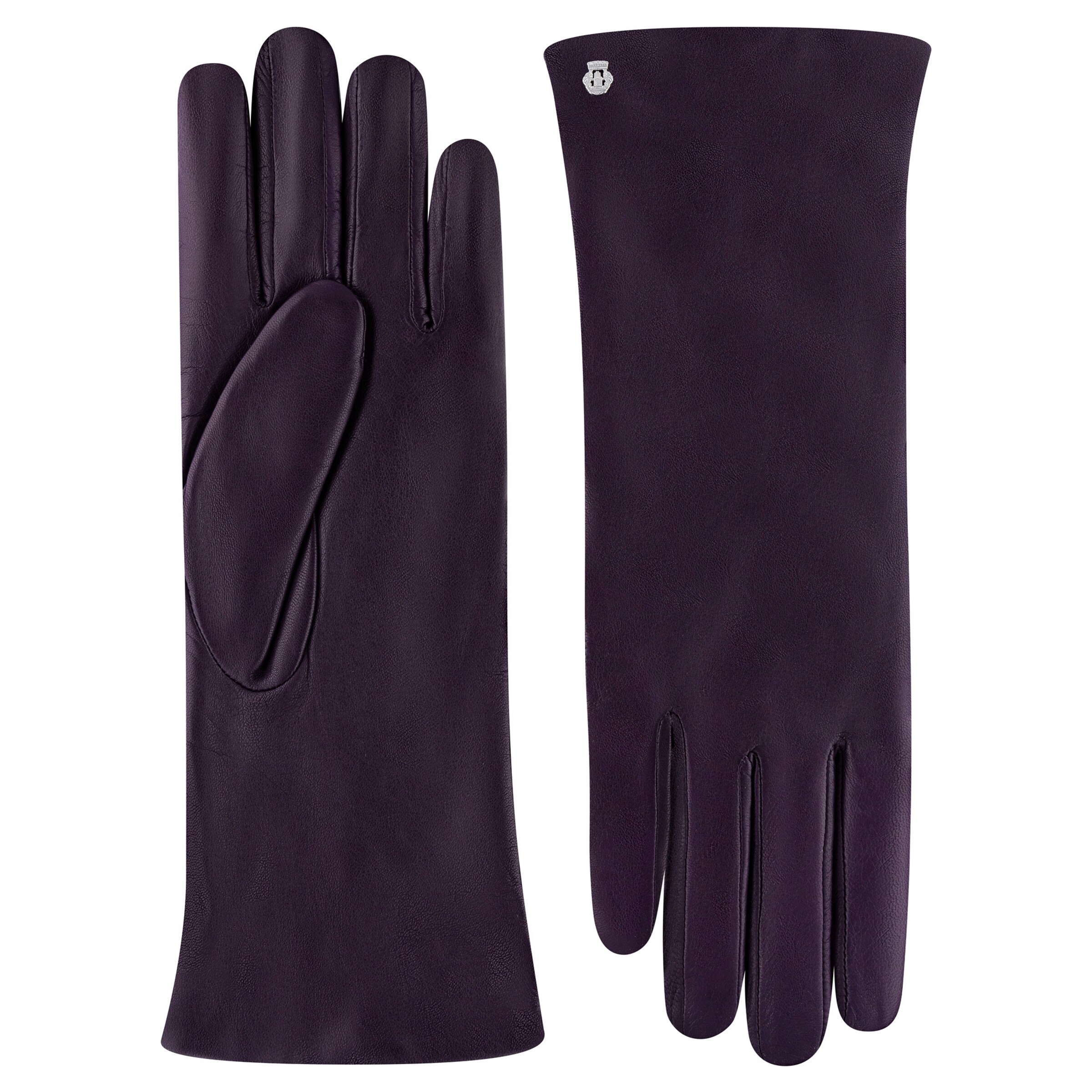 Roeckl Lederhandschuhe 'MOSKAU' in Lila: Vorderseite