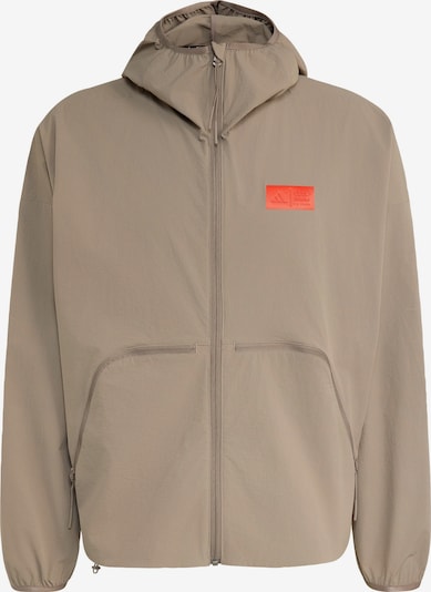 ADIDAS PERFORMANCE Sportjacke 'Audi Revolut F1 Team' in S-M in hellbraun / rot / schwarz, Produktansicht