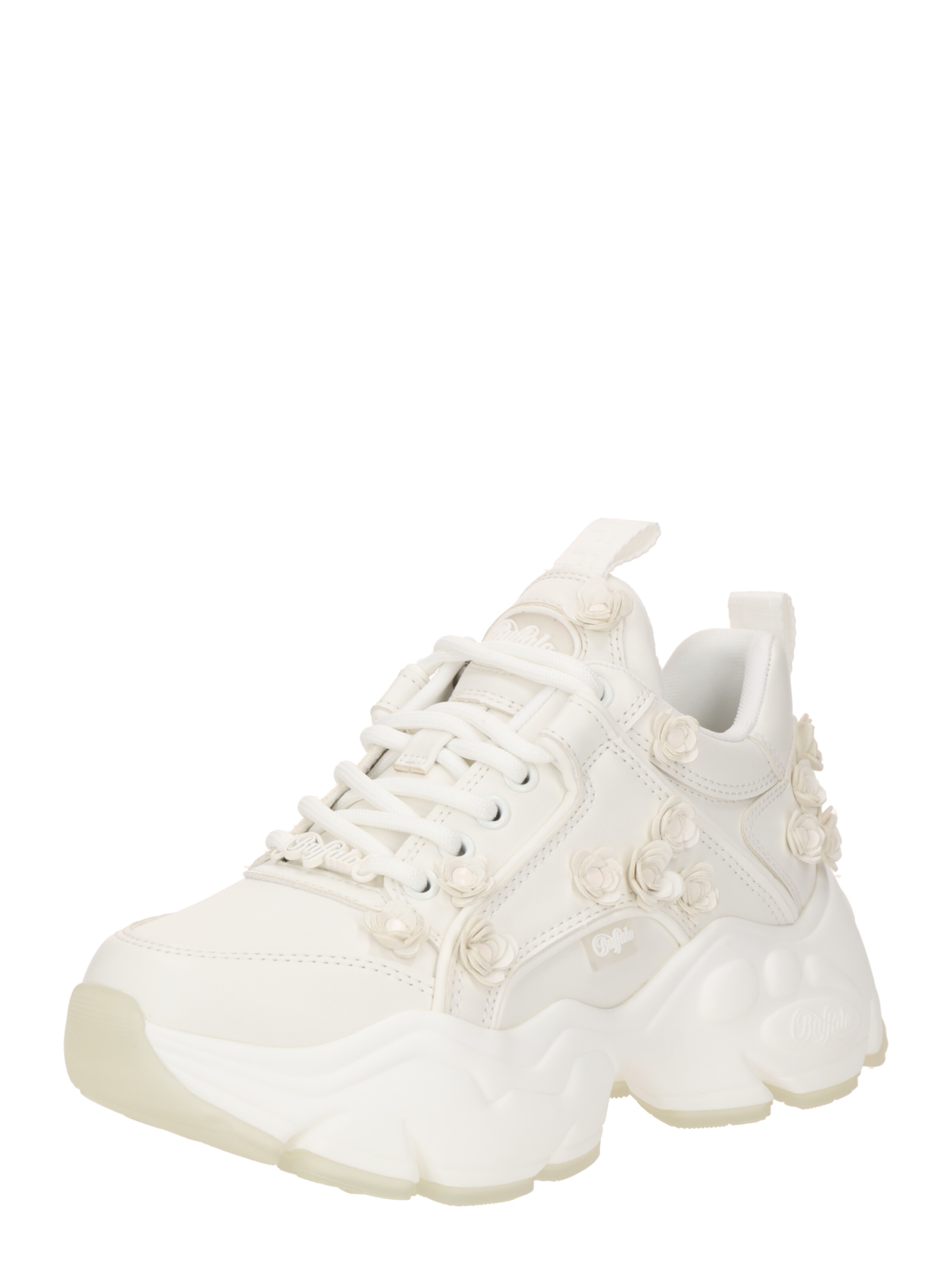 BUFFALO Platform trainers 'Binary Rose' in White: front