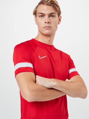 Maglia funzionale 'Academy 21' di NIKE in rosso