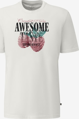 QS T-Shirt in Beige: Vorderseite