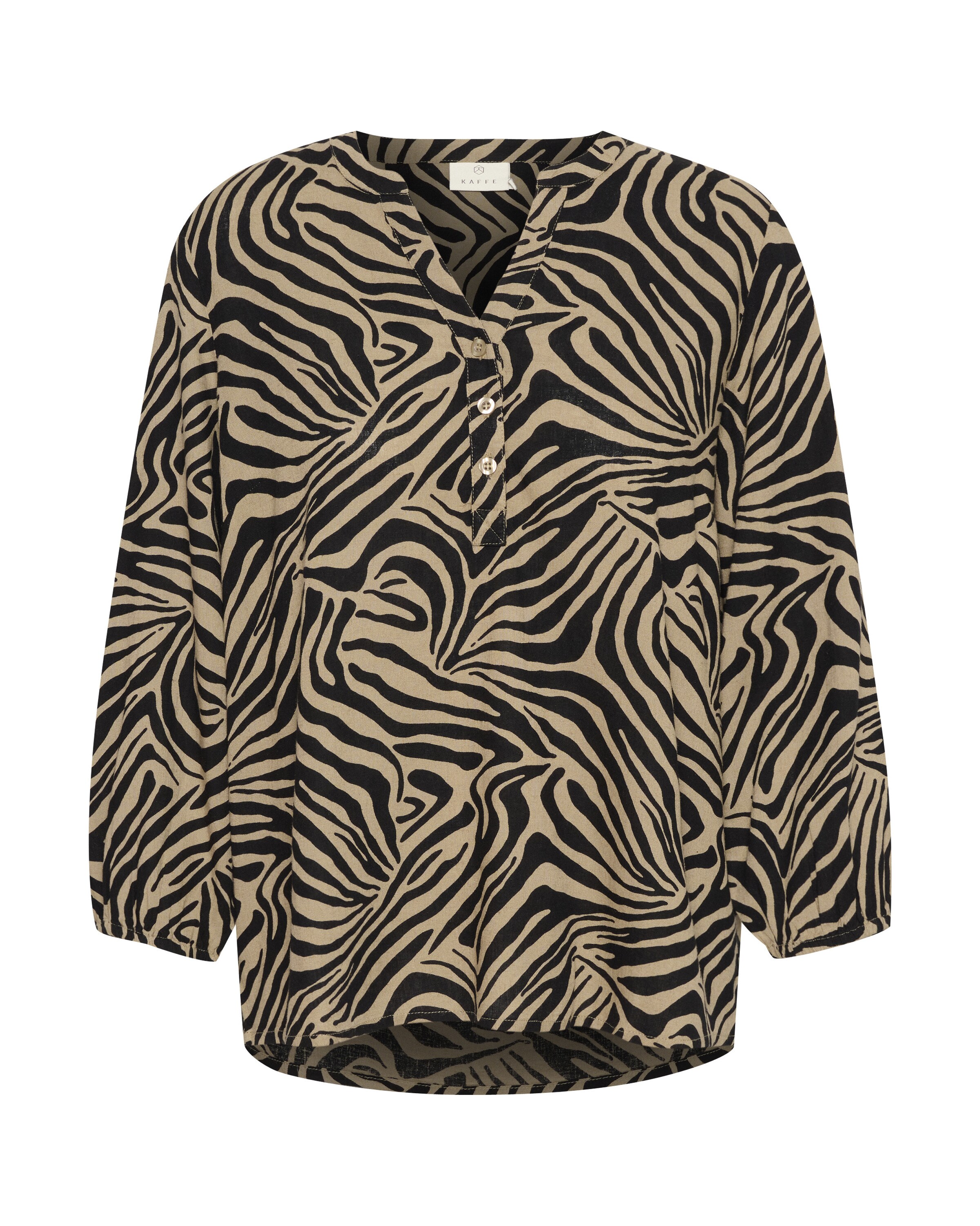 Kaffe Blouse 'Kamilia' in Beige: voorkant