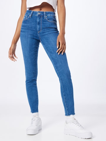 PAIGE - Skinny Vaquero 'HOXTON' en azul: frente