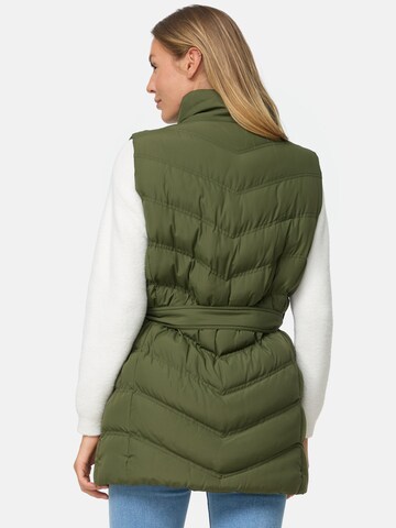 Gilet 'Cruz' Threadbare en vert