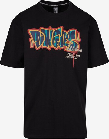 T-Shirt Dangerous DNGRS en noir : devant